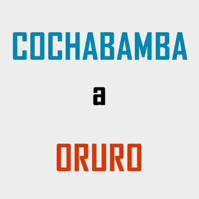 Cochabamba - Oruro